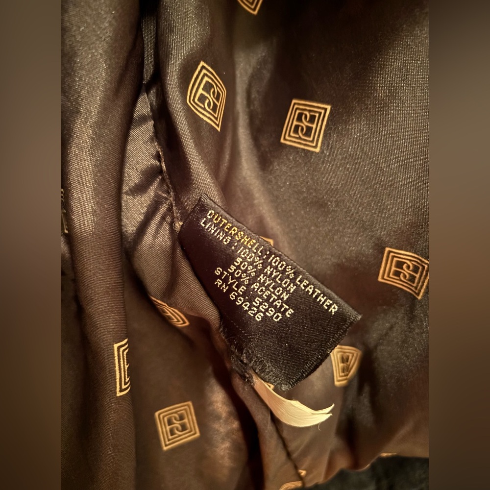 Vintage Byrnes & Baker Leather Jacket - Picture 4 of 4